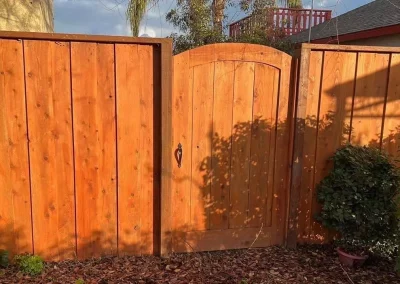 fresno wood fence gates
